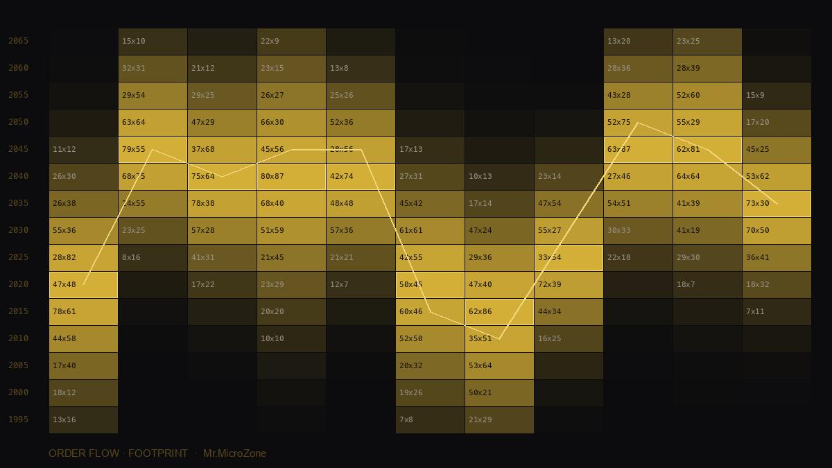 Order flow / footprint — real pressure